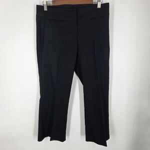 Tremor Fashions Black Cropped Trousers Size 9 Career Workwear Stretch Pants